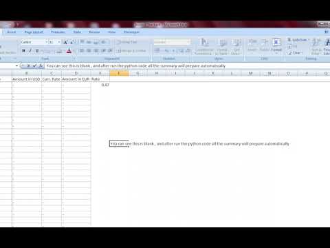 Fetch Data from PDF and prepare automated summary in Excel Using Python