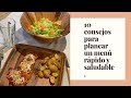 10 consejos para planear un MENÚ rápido y saludable❤️Plus: receta Milanesas de pollo (Ep 48)