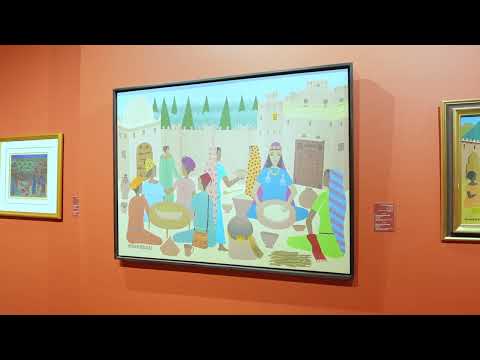 Aperçu de l'exposition de Mohammed Ben Allal au Musée du Patrimoine Immatériel, Jamaâ el-Fna