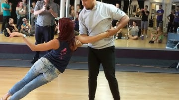 ZEDFSD2018 Larissa & Kadu in workshop demo ~ Zouk Soul