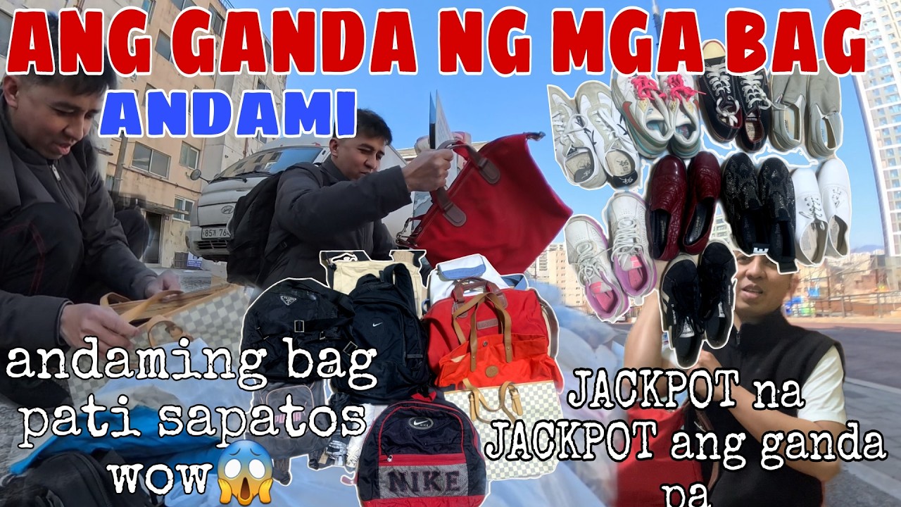 DUMPSTER DIVING#127 Super Jackpot sa dami at ganda ng mga bag mga sosyalin plus andaming sapatos😱.