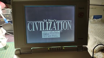 Civilization 1 with Silly Sound Bastard (Covox speech thing) by @necro_ware