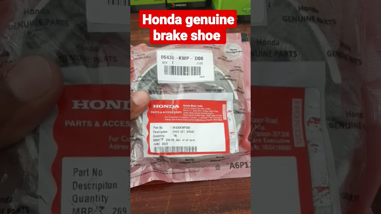 Honda Activa genuine brake shoe price 