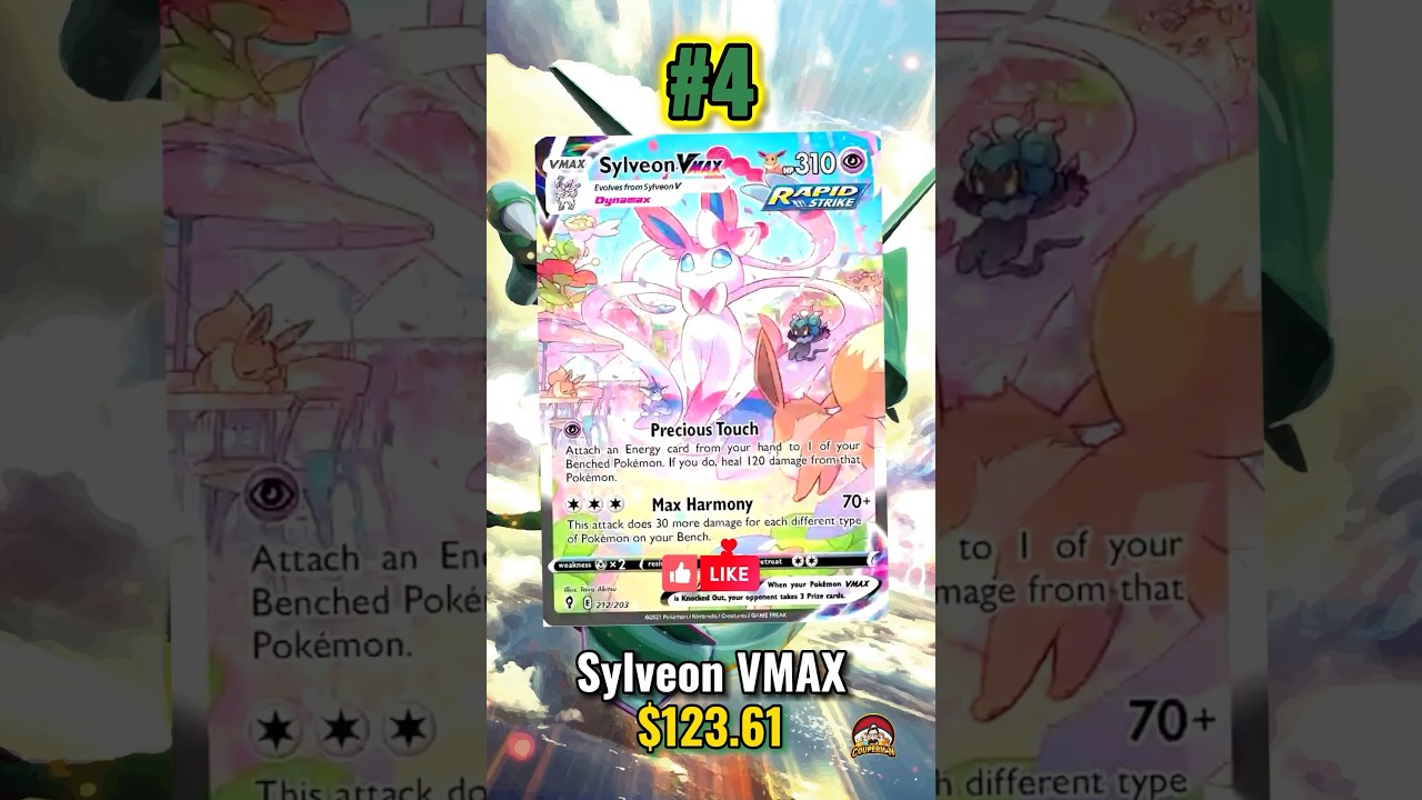 Top 10 Most Expensive Sword & Shield Evolving Skies Cards🌒👀🔟  