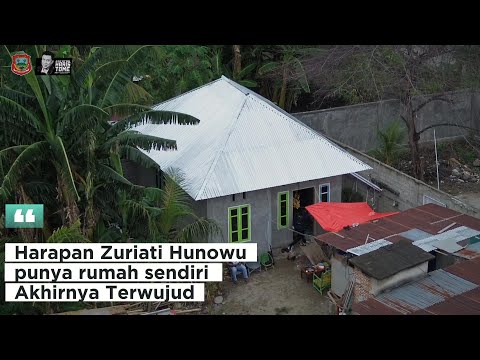 Kini mereka sudah punya rumah sendiri yang lebih Layak ||  Desa Luwoo Kec.TalagaJaya
