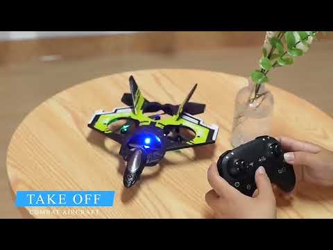 Радіокерований літак з Wi-Fi-камерою, 2 батереї S98 (червоний), видео 1