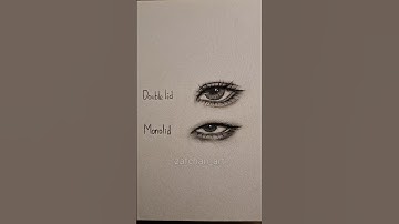 Eyes drawing tutorial ✨️ #drawing #art #tutorial #shorts