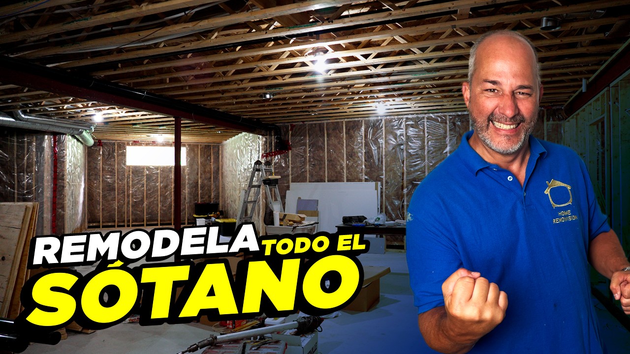 Hice TODO este sótano de $80K con solo $18K | Déjame enseñarte cómo puedes hacerlo !!!
