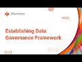 Establishing Data Governance Framework