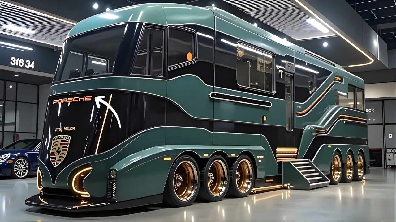 Porsche Motorhome 2026 Révélé en France – Camping-Car de Luxe Haute Performance Inspiré Porsche 🔥🚐