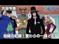 ONE PIECE 予告「因縁の記録！麦わらの一味とCP」