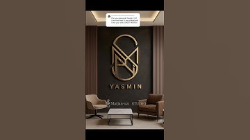 YASMIN turned into a logo! ✨ Yours could be next — comment below! 👇🏻🥰