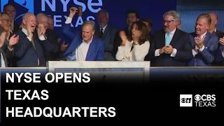 NYSE opens Texas headquarters in Dallas as “Y'all Street” grows