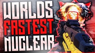 WORLD'S FASTEST NUCLEAR! INSANE SOLO "NUCLEAR" on Black Ops 3! (BO3 Fast Nuclear)