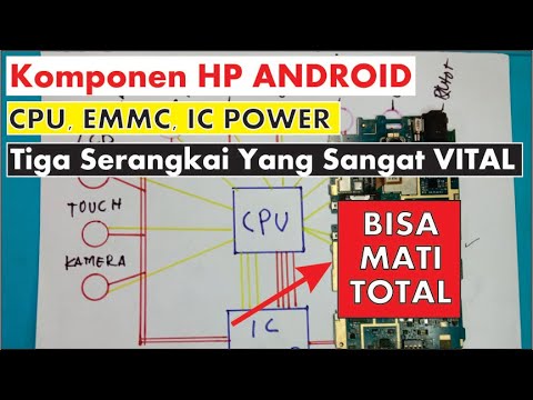 Komponen Hp Android Emmc Ic Power Ic Cpu C Servis Hp Pemula Youtube