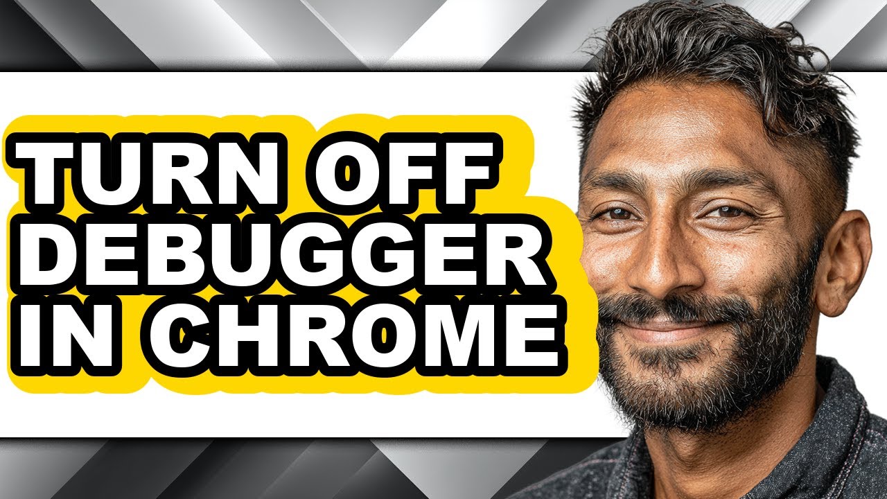 How to Turn Off Debugger in Chrome - Easy Guide - YouTube