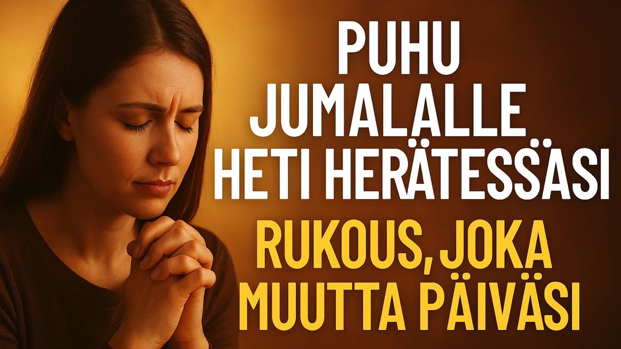 Puhu Jumalalle heti herätessäsi: rukous, joka muuttaa päiväsi