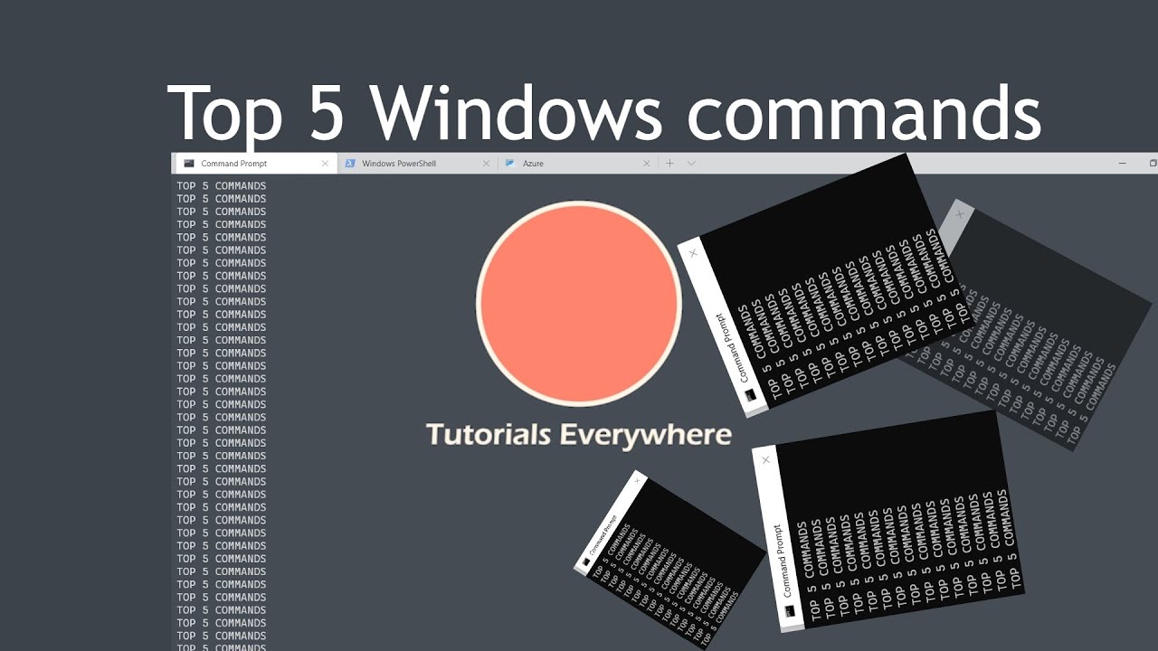 Top 5 Windows commands everyone should know in 2020 - YouTube