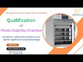 #201 SIPHACOS Qualification of Photo Stability Chamber