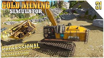 Glacier Creek Installed and 2 Clean Outs Done [S02 D04] | Gold Mining Simulator | Ep 31