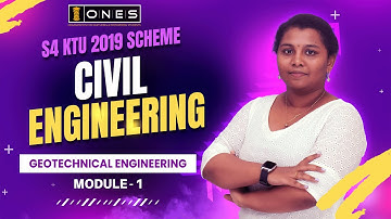 S4 KTU 2019 Scheme QP Solution | CE | GEOTECHNICAL ENGINEERING  | CET 204 | MODULE 1 | 2023 | ONES