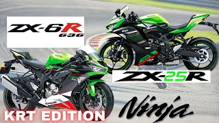 KAWASAKI NINJA ZX-6R KRT vs ZX-25R 2021 DETAILED LOOK