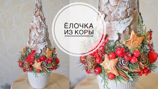 🎄Interesting tree made of bark / Интересная ЁЛОЧКА из коры и товаров ФИКС ПРАЙС  / TSVORIC