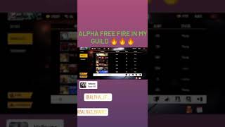 Alpha Ff In My Guild