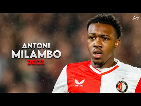 Antoni Milambo 2023 Crazy Skills Assists Goals Feyenoord S 18 Year Promise HD