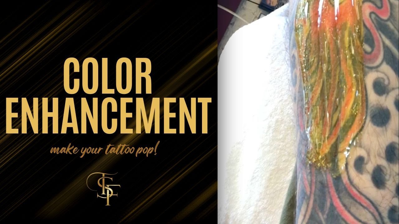 SUGARING ARM COLOR ENHANCEMENT FOR YOUR TATTOOS! SUGAR MAKES THE COLORS