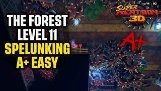 Super Meat Boy 3D The Forest: Level 11 Spelunking A+ Guide