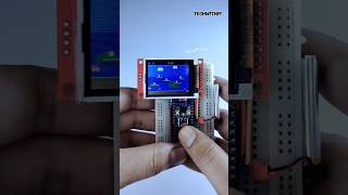 Mini Gaming Console using ESP32-C3 (Fully DIY) 🔥#esp32c3#esp32 #game #diygames