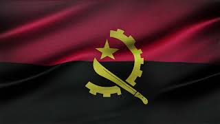 🚩Angola Flag Waving | GREEN SCREEN & CHROMA MATTE🚩