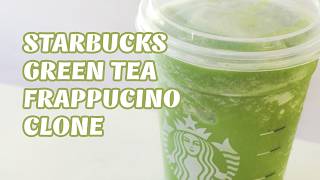 Full Starbucks Green Tea Frappucino Copycat Recipe (easy & simple!) Guide