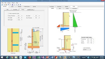 Counterfort Retaining Wall Design example using ASDIP Retain