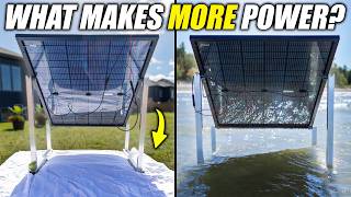 Natural vs. Man-Made Reflective Surfaces for Bifacial Solar Panels