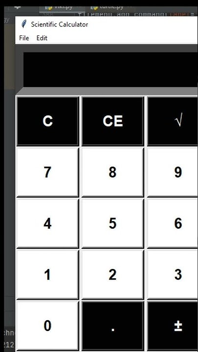 making a standard and scientific calculator using python #programming # ...