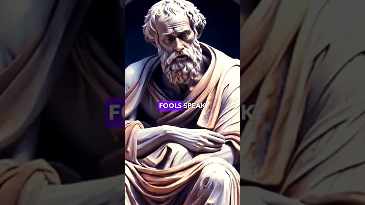 Aristotle Wisdom Difference Between Wise man and Fools man 
