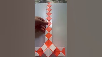 how to make a sword in 72 piece is snake cube #subscribe