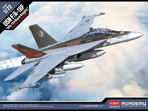 USN F/A-18F Super Hornet “VFA-154 Black Knights” : Academy : 1/72