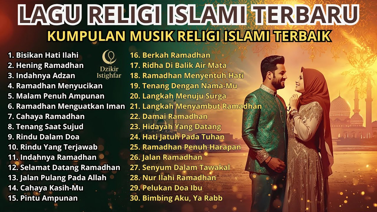 Full Album Islami Terpopuler 🌙 Lagu Religi Menenangkan & Syahdu untuk Ibadah dan Renungan