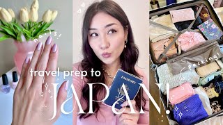 JAPAN TRIP PREP!✈  pack with me, shopping, nails!