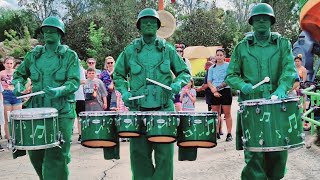 Hollywood Studios - Toy Story Land - Green Army Drummers - Walt Disney World