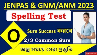 Spelling Test Jenpas U0026  Anm Gnm 2023  English For Jenpas Gnm Anm studypoint jenpasug2023