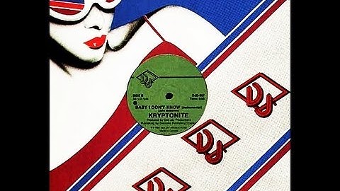 Kryptonite - Baby I Don't Know (Vocal)
