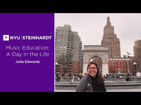 Nyu Steinhardt Music Education | A Day In The Life