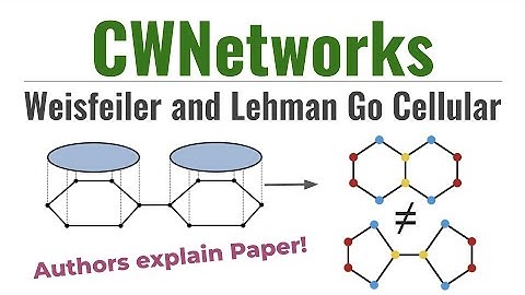 Weisfeiler and Lehman Go Cellular: CW Networks | Researchers explain Graph Machine Learning Paper