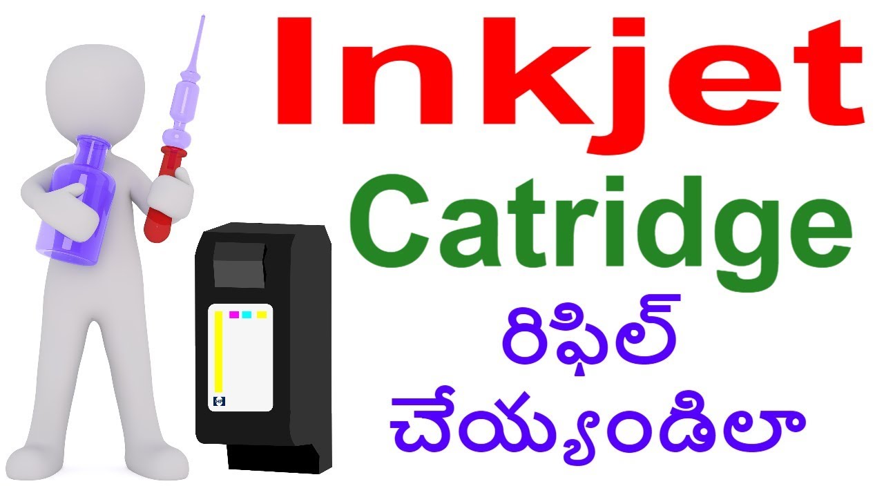 INK FILLING IN CATRIDGE INKJET PRINTER INK FILLING HOW FILL INK IN