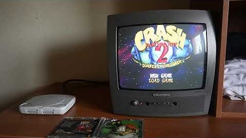 Crash Bandicoot 2 - Cortex Strikes Back (PS1) NTSC - Boot up + Demo - PS1 SLIM PAL