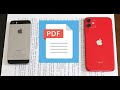 Cum sa faci fisere PDF cu Iphone si Ipad 2020